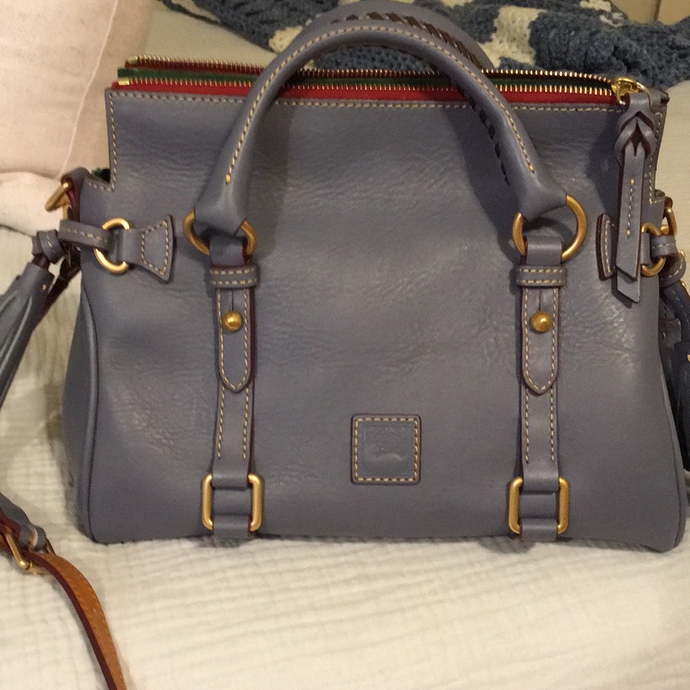 Steel blue Mini Florentine Dooney and Bourke